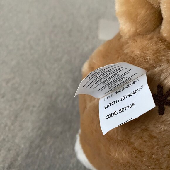 NWOT SKJ USA INC Mochishiba Shiba Inu Dog Blue Bib Japan 7" 2018 - Picture 10 of 11